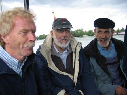 Flottenparade am 100-Jahre Jubiläum der Basler Rheinhäfen. Sommer 2004.